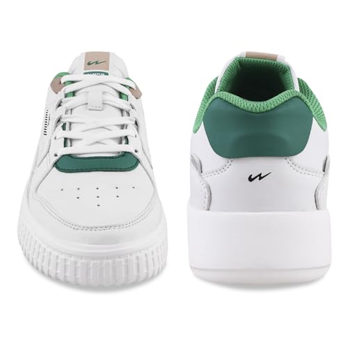 Campus Men Og-11 Sneakers WHT/D.GRN - Image 4