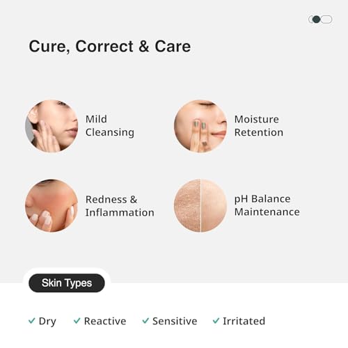 Cureskin Sensitive Pro Cleanser with Tucuma Butter & Apple Extracts for Sensitive Skin Face Wash, 100 ml (Pack of 2)