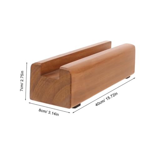 Support de miroir antidérapant en bois pour stabiliser un grand miroir - 3