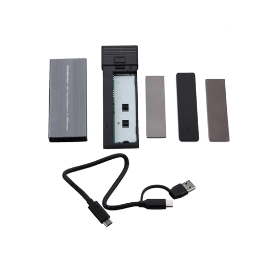 Caja externa USB Hub para discos M.2 NVMe SATA 10Gbps miniatura 4