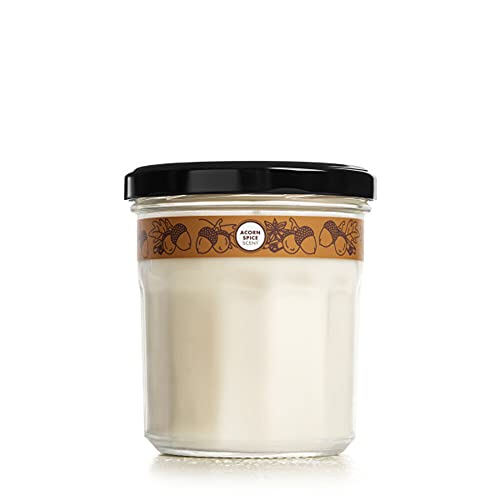 MRS. MEYER'S CLEAN DAY Soy Aromatherapy Candle, 35 Hour Burn Time, Made with Soy Wax and Essential Oils, Acorn Spice, 7.2 oz