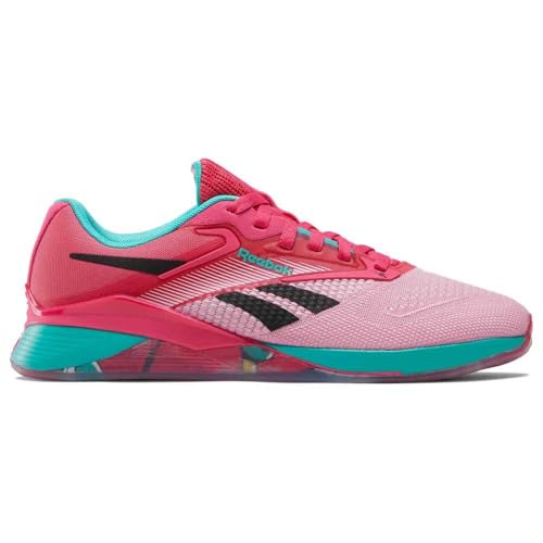 Reebok Nano X4, Zapatillas Mujer, Bold Pink Astro Rose Unleashed Green, 40.5 EU