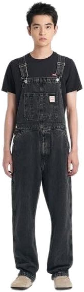 リーバイス オーバーオール　ブラックデニム Amazon.co.jp: [リーバイス] オーバーオール ブラック DARKLY WASH