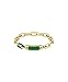 Produktbild Lacoste Herren Gliederarmband Kollektion CREW aus Edelstahl (Silber oder Gold) mit einer Farbigen Gravierten Plakette