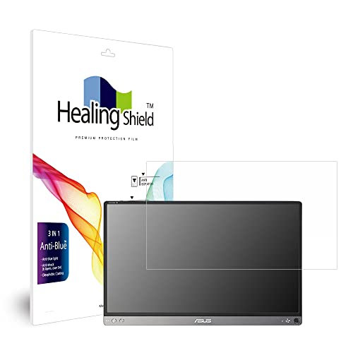 Muellery Healingshield スキンシール液晶保護フィルム Screen Protector Eye Protection Anti UV Blue Ray Film Compatible with ASUS ZenScreen MB14A