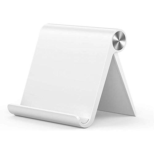 TECH PROTECT Z1 Universal Stand Holder - Universal Halter - Verstellbare Handy Ständer - Tablet Staender - Halterung | Kompatibel mit 4 bis 7.9 Zoll Geräte | Weiß