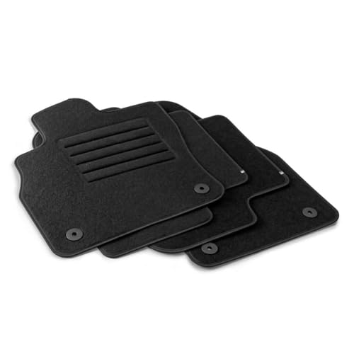 MTM Tapis de Sol pour Hyundai Coupe (GK) 2000-2009, sur Mesure en Velours Noir, One cod. fr798