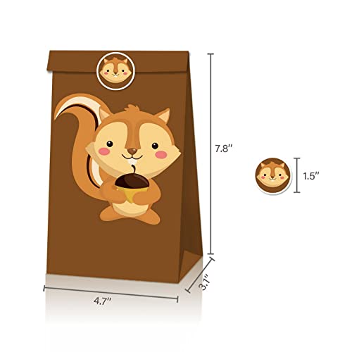 Sacchetti regalo per feste animali boschivi