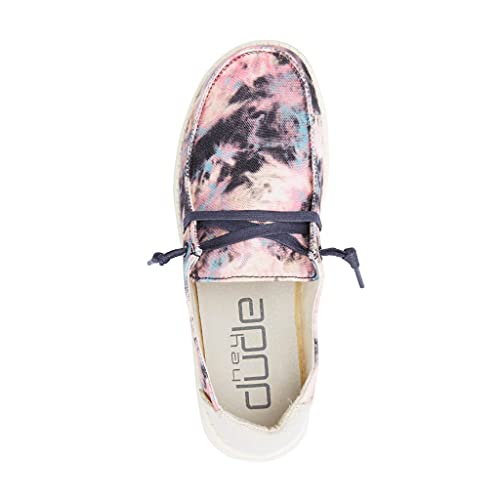 Image of HEYDUDE Women's Wendy Chambray | Women's Shoes | Women's Lace Up Loafers | Comfortable & Light-Weight