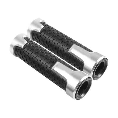 Poignées de moto antidérapantes pour Benelli TNT 125 et TRK 502 argent