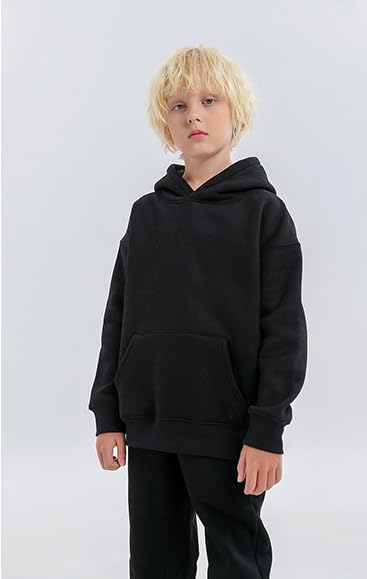 Toddler Sweatshirt Boys Girls Cotton Pullover Hoodie Casual Kids Long Sleeve Solid Fall Winter Hooded Tee Tops Blouse4