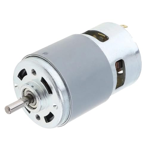 775 DC Motor 12-24V 12000RPM Large Torque Micro Screwdriver Motor For Power Tool/Vacuum Cleaners Fans With Double Ball Bearing(24V 10000RPM)