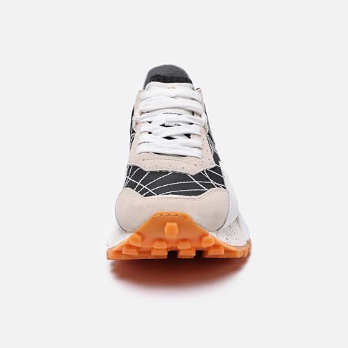 Image of The NSJ600 is a Sneaker with a Very Graphic Design, Made of Leather, Premium Suede and Nylon its Vintage Sporty Finish fit Every Outfit.