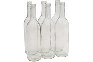 North Mountain Supply 750ml Flat-Bottomed Clear Glass Wine Bottles: Unparalleled Purity for Connoisseurs