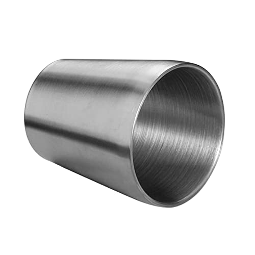 KICHOUSE Mule for Outdoor Double- Tea Rust Wall Wine Beer Bar, Cup Camp Travel Walled Restaurant Vessel Anti- Coffee Shooter Small Steel: Double Camping Ml