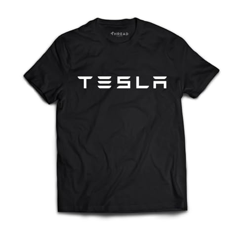 Tesla Short Sleeve Shirt for Men and Women Automotive Brand Name Tshirt Graphic Tee Elon Musk Electric Car Auto