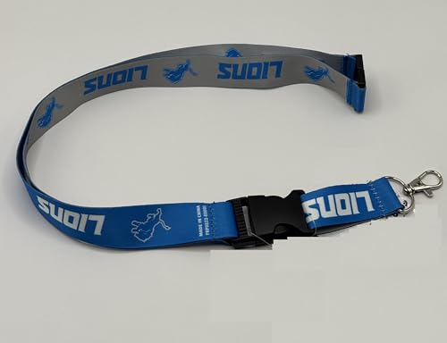 FOCO NFL Detroit Lions 2022 Lanyard with Clip - Two Tone