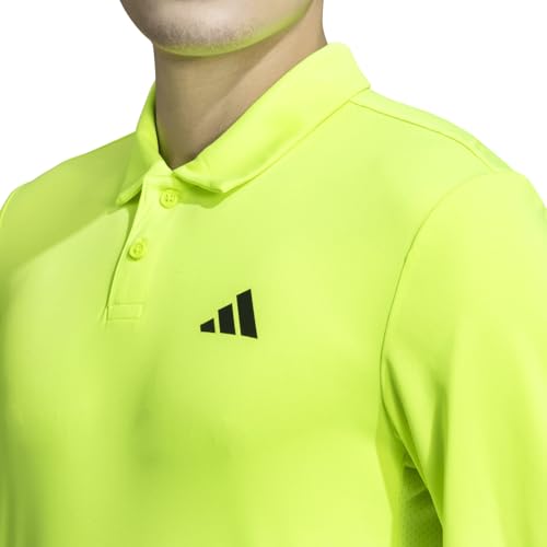 Image of adidas Men's Polyester Geometric Regular Fit Polo Shirt