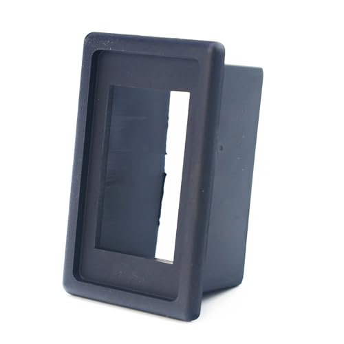X-Haibei 1 Single Rocker Switch Panel Housing Switch Holder Black Plastic
