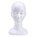 wreatrea 13 Inch Female Foam Mannequin Head, Styrofoam Wig Stand Model Head Display Women's Hairpieces, Hats, Masks, Glasses, Headbands