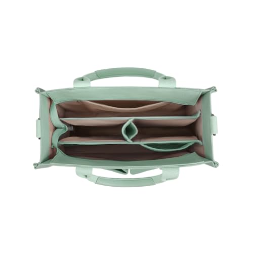 BECOJADDE Structured Canvas Tote