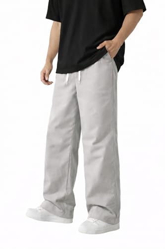 Image of NETCLICK Men's Straight Fit Track Pant with Zipper Pocket | Gym Joggers | Activewear & Casual Sports Lower