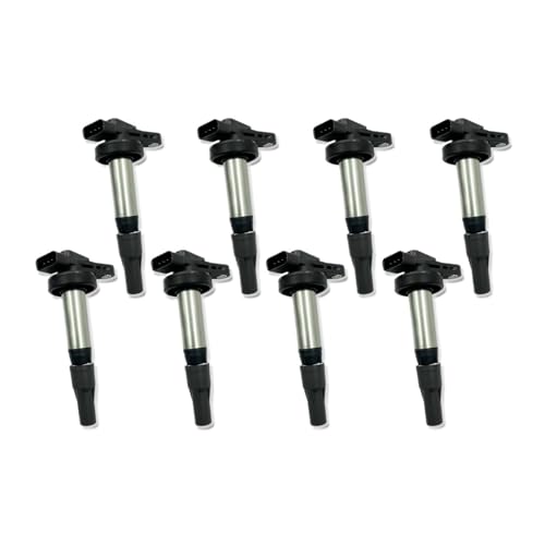 8PCS Ignition Coil Packs Compatible For Land Rover Range Rover LR3 Jaguar Vanden Plas Super S-Type 4.2 4.4 V8 UF519 AJ810445