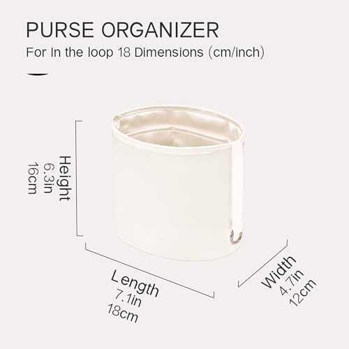 Image of Organizer Insert for Evelyne 16 /29 /33 /40 and More,Silk Touch and Lightweight(Fits INTHELOOP 18, Beige)
