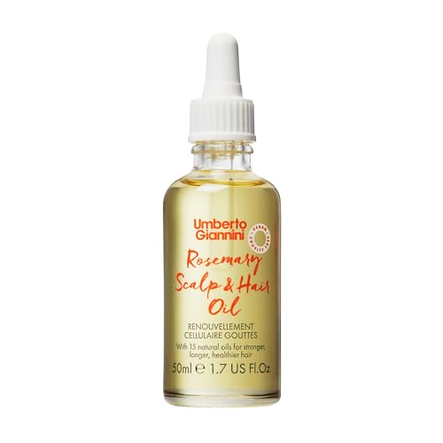 Umberto Giannini Rosemary Oil Treatment for Scalp and Hair 1.69 fl Oz - Vegan & Cruelty Free