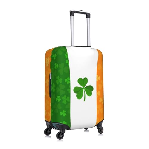 Irish Flag Print Luggage Suitcase Cover Protector Luggage Washable Covers With Concealed Zipper3