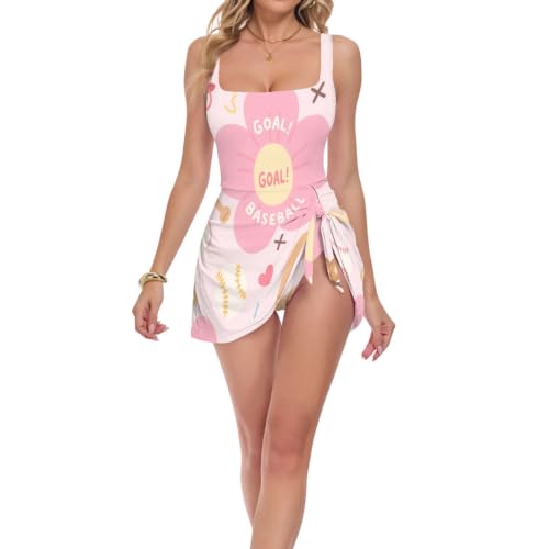 Maillot de bain amincissant floral rose galbe la silhouette brassière intégrée