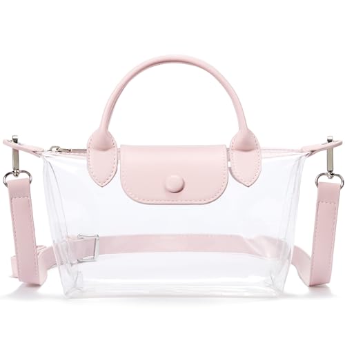 Image of BOSTANTEN Clear Bag for Stadium Approved Crossbody Purse Handbags for Concerts Sports Events