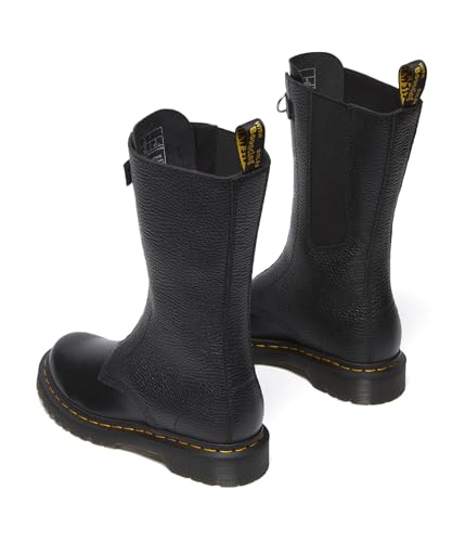 Dr. Martens Women's 1b99 Front Zip Leather Mid Calf Boots Combat4