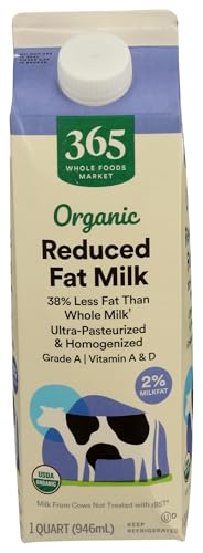 365 by Whole Foods Market, Organic 2% Reduced Fat Milk, 32 Fl Oz