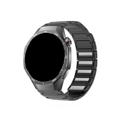 Asteid 22mm �X�e�����X�X�`�[�� �r���v�X�g���b�v Huawei Watch GT5 4 Pro 46mm/ Oneplus 2R/Amazfit Balance�E�H�b�`�o���h(�O���[�AHuawei GT5 46mm�p)