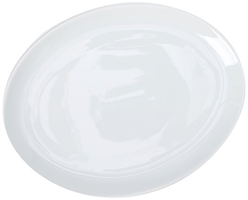 Athena Hotelware - CC212 - Assiettes Ovales - Lot de 6 - Blanc - 30.5x24.2 cm