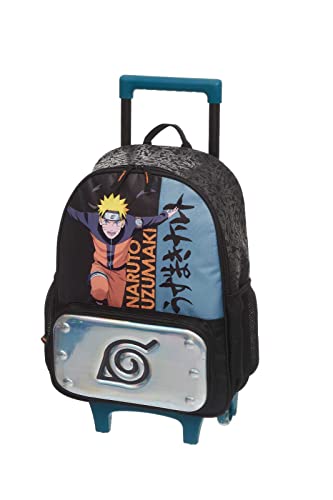Mochila de Rodinhas Escolar Naruto Ninja Run 978B01 Pacific