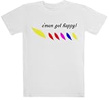 The Partridge Family Cmon Get Happy Camiseta Blanca De Manga Corta para Niños