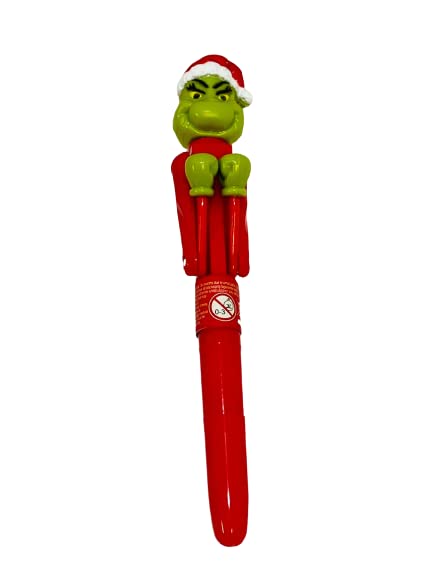 Divas World Christmas Grinch Santa Claus Ballpoint Pens-Boxing Pens Punching Pens for School Office Home great party gifts - Image 3