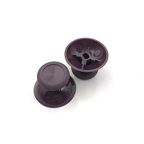 2PCS 3D Analog Joystick Cap Thumb Stick Cap Replacement for Xbox One Elite Controller (Grape Wine Red)