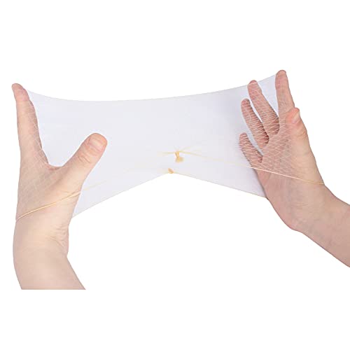 WeKen Hair Net 50PCS Invisible Elastic Edge Mesh Hair Nets for Women, Food Service, Ballet Bun, Sleeping, Short Wig Packaging Hairnet 20 Inches Blonde(Individual Packing 50PCS)