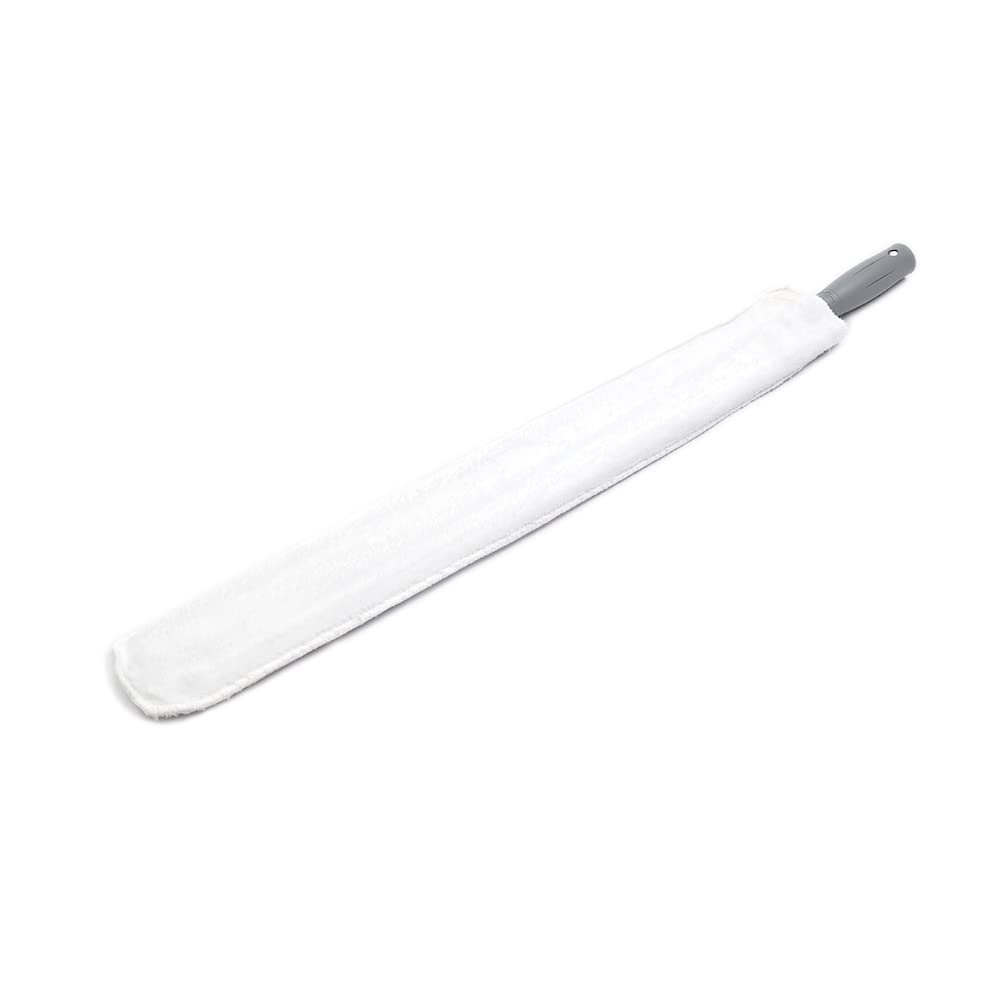 Unger PXD7GUNGER ProFlex Bendable Microfibre Duster - Washable Sleeves, Flexible Dusting Tool - Fits Telescopic Poles - Cleaning Equipment, White, 75cm