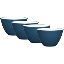 Noritake Colorwave Blue Set of 4 Mini Bowls, 4", 7 oz.