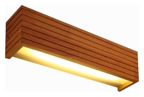 XYNSNDB Lámparas de Pared Apliques Lámpara de Madera Maciza a Rayas Lámpara de Pared de Madera Aplique de Pared de Estilo japonés Accesorio de iluminación Dormitorio Mesita de Noche Baño Espejo