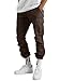 whox Mens Cargo Pants Casual Outdoor Hiking Pants for Men Athletic Joggers Sweatpants Brown
