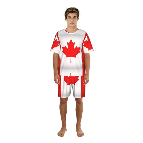 Pyjama canadien homme elegant ideal pour la detente nocturne chez soi