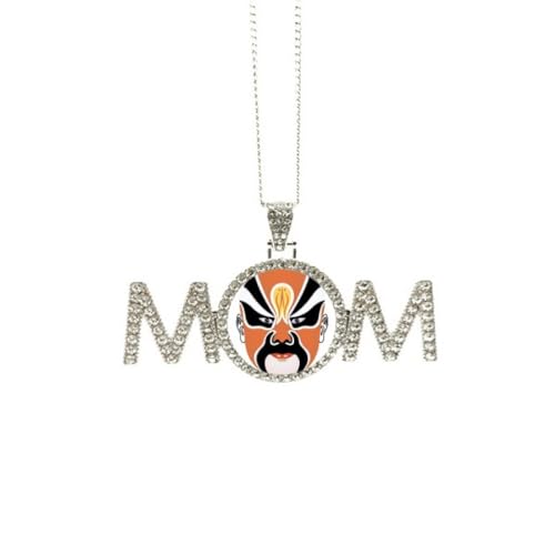 Collier opéra de Pékin Fenghuangerqiao coloré pour femme M
