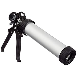 Werkzeyt Cartridges gesloten – chroomkleurig/zwart – geschikt voor cartridges en zakken met de inhoud 310 ml – / cartridgepistool/siliconen spuit / B27422