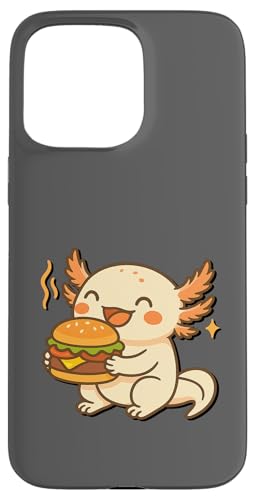 Axolotl Hׂno[K[A킢킢X^C̃MtgAʔAz[g X}zP[X iPhone 15 Pro Max p