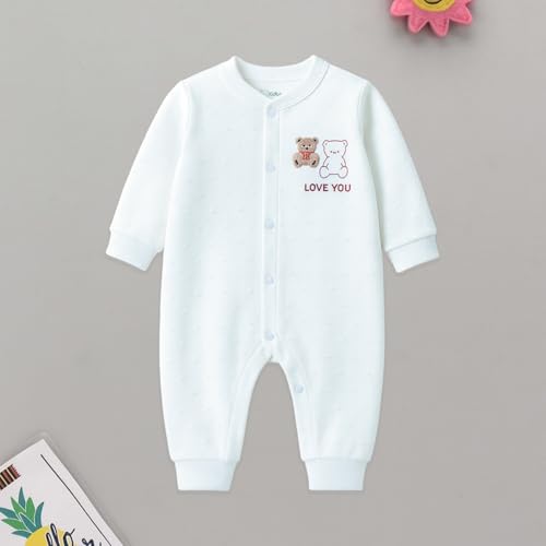 Image of Kidbea Soft Cotton Unisex Baby Onesie Romper | Cute & Multiple Prints Full Sleeve Sleepsuit for Infant | Comfortable Trendy Bodysuit